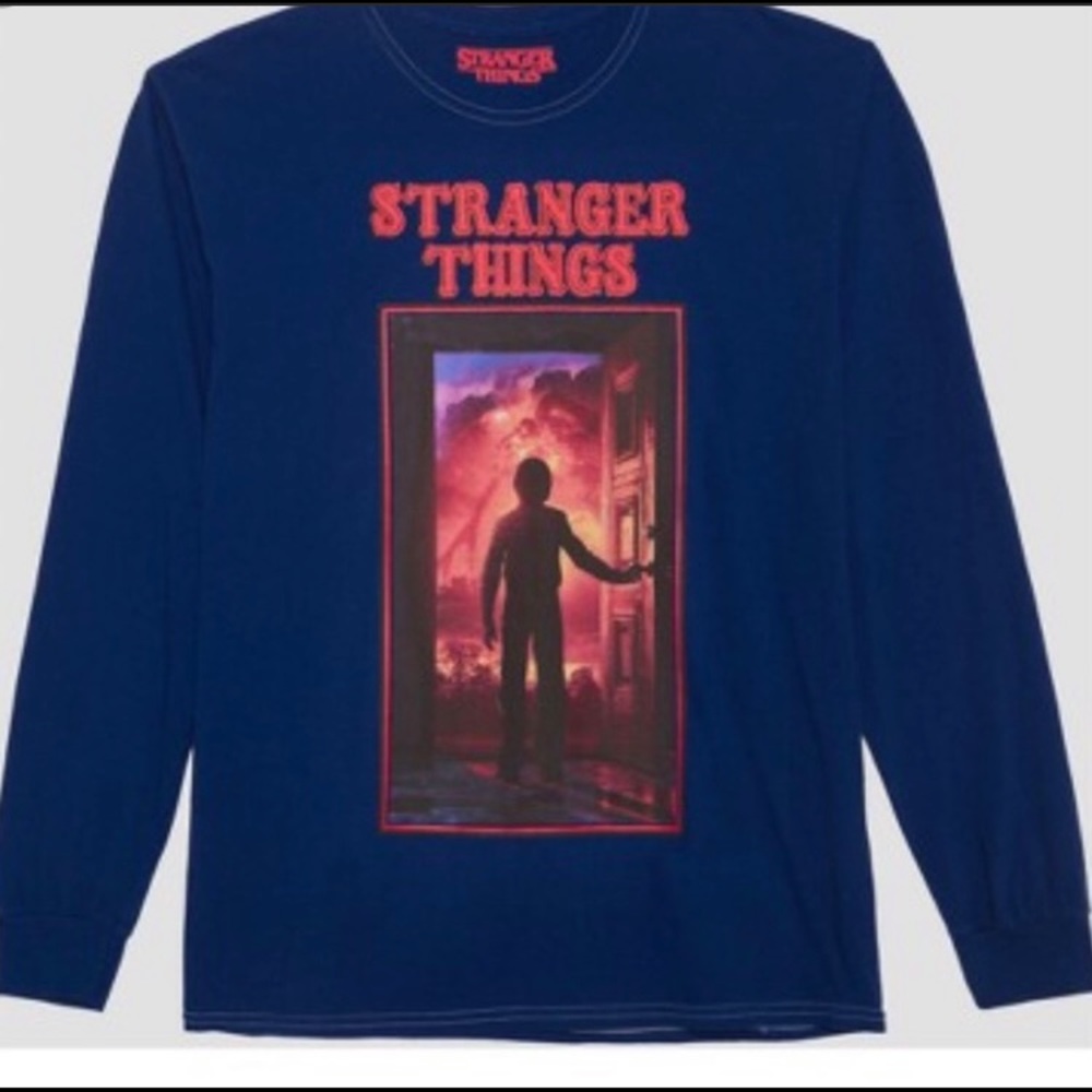 🏁NWOT STRANGER THINGS Extra Large LS tshirts